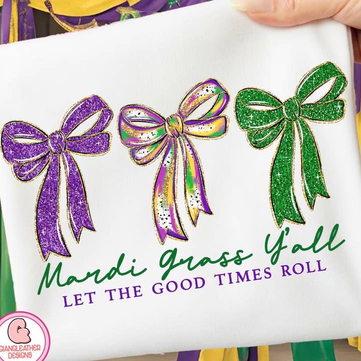 Mardi Gras Laissez les bons temps rouler T-shirt pour la vente par Blazing Oaks Clothing Company