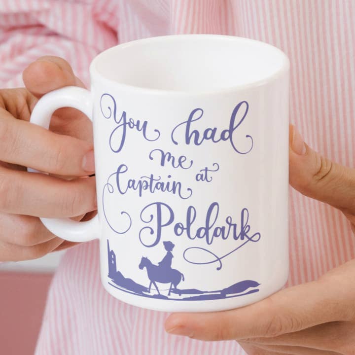 Tasse en porcelaine You Had Me At Captain Poldark pour la vente par Love British Lifestyle