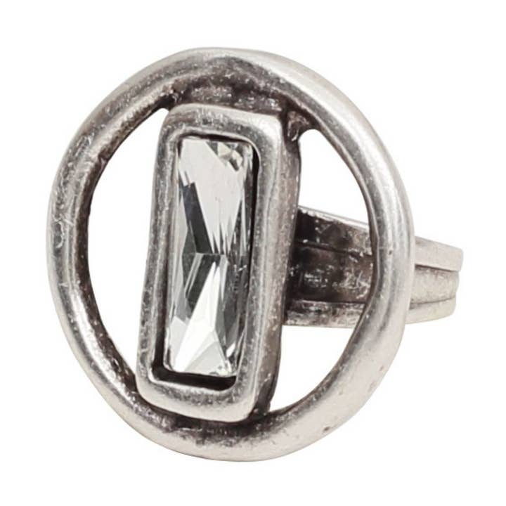 Hubble Ring - Clear Crystal for wholesale by Avance