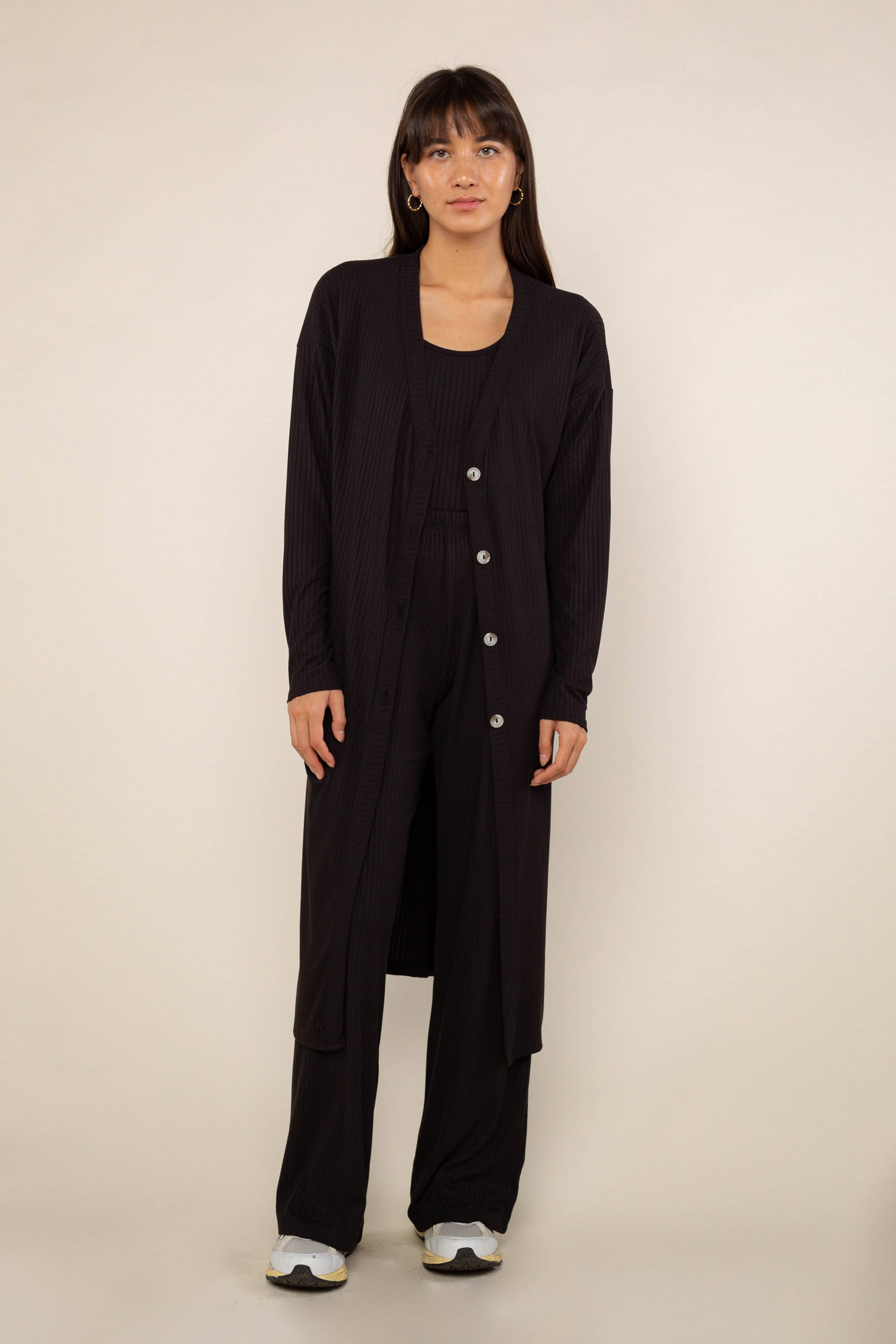 NLT – Engroshandel Cardigan - Dame – Lennon Rib Cardigan0