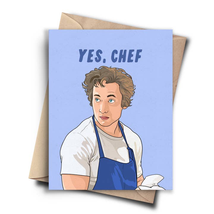 Pop Cult Paper - Wholesale Valentine's Day Card - Yes Chef Valentines Day Card - The Bear Birthday Card