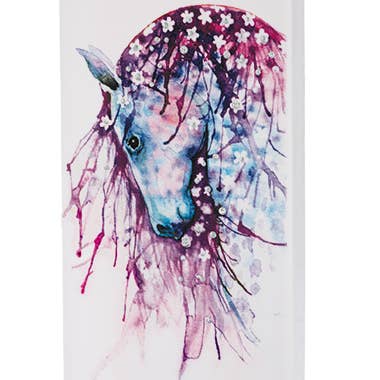 Flat Handmade Candle-Horse with White Flowers for wholesale by Flatyz Candles