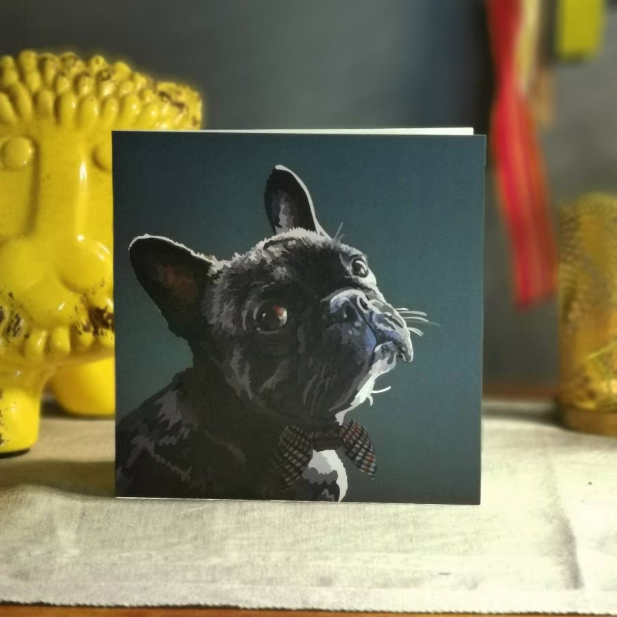 Periodic Society - Wholesale Everyday Greeting Card - 58C French Bulldog / Periodic Society / Greeting Card1