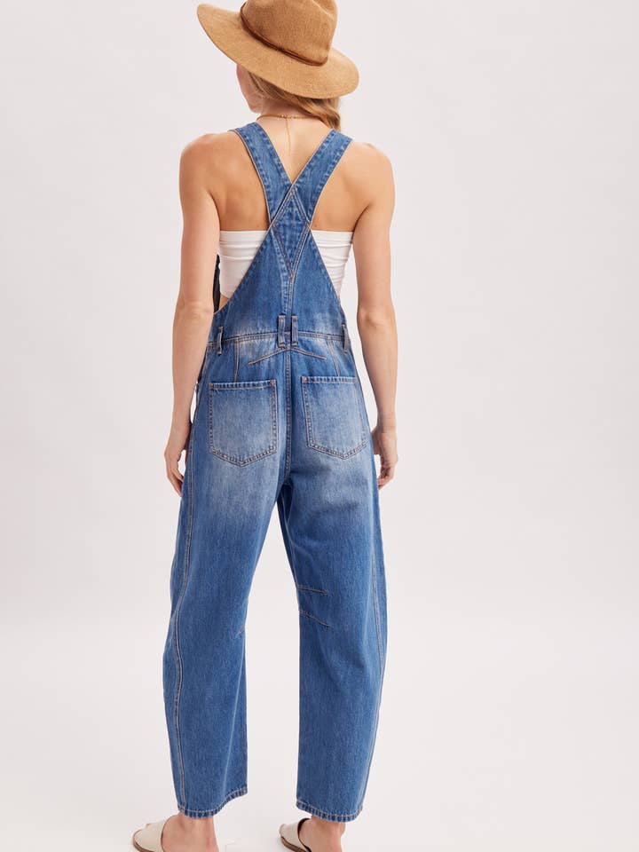 Bluivy - Wholesale Overalls - Women's - DENIM BARREL OVERALLS19