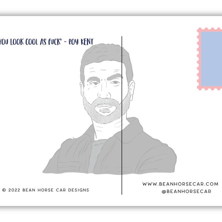 Bean Horse Car Designs - Wholesale Postcard - Kent Lasso Postcard2