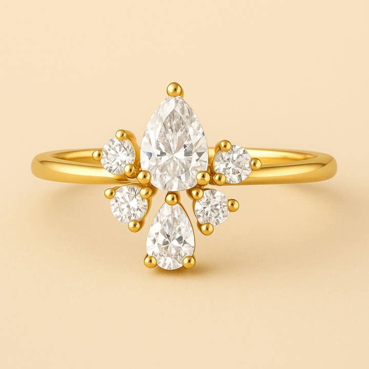 Aurelia Solenne Ring for wholesale by Lily flo jewellery