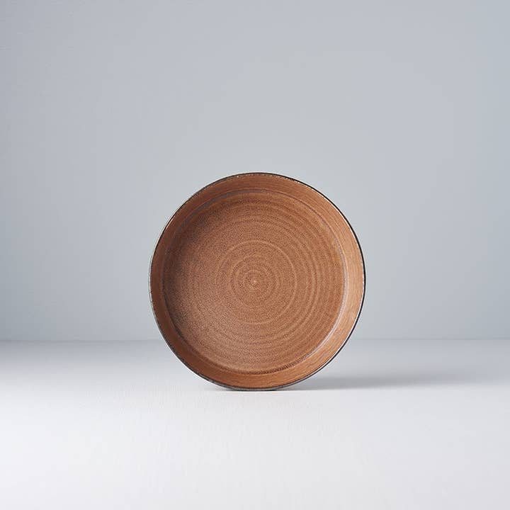 Made In Japan Tableware - Wholesale Dinner Plate - Toffee Plate with High Rim 17cm