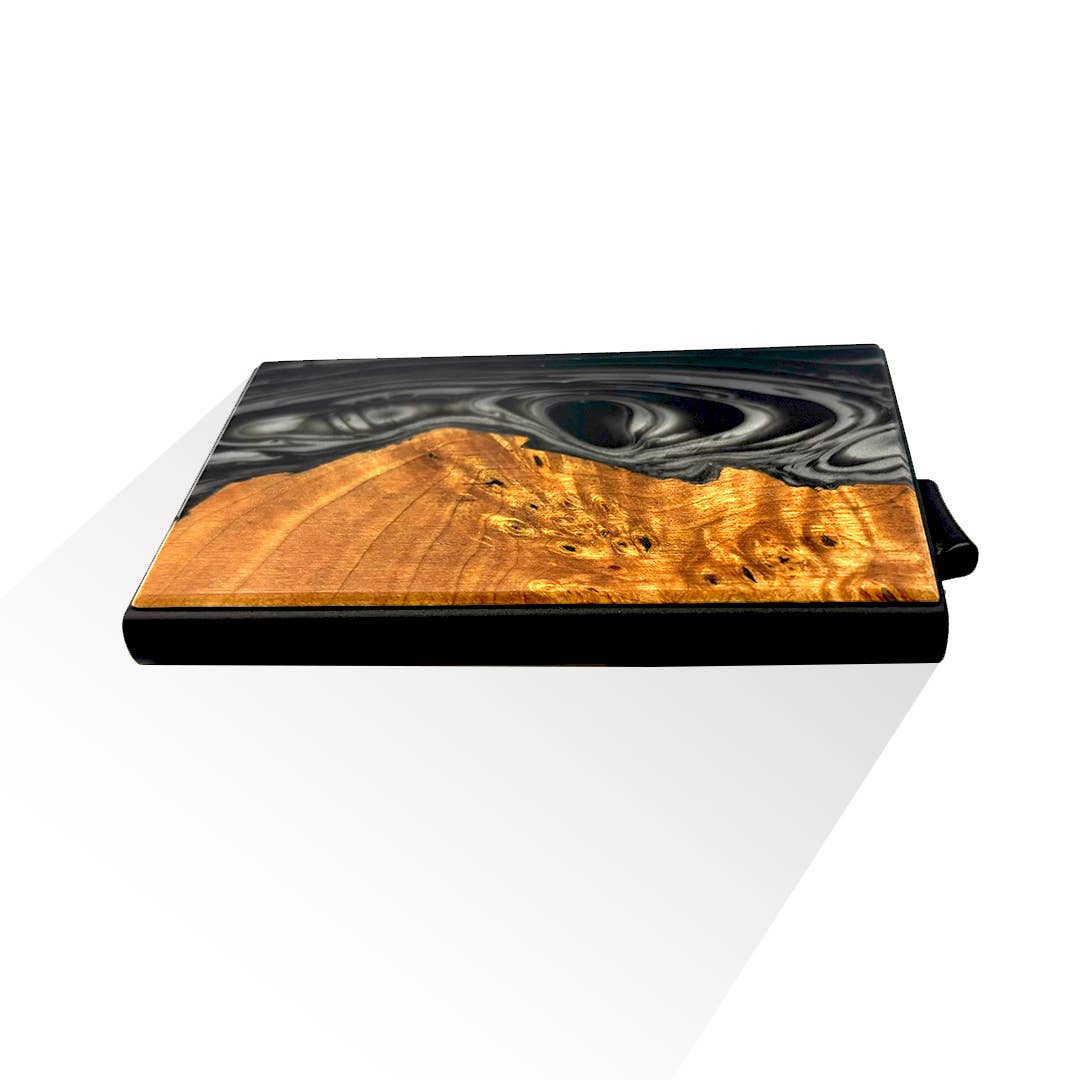 Wooden Element - Wholesale Wallet - Unisex - Wood/Resin Smart Pop-up Wallets (Assorted pack of 11)14