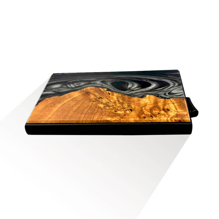 Wooden Element - Wholesale Wallet - Unisex - Wood/Resin Smart Pop-up Wallets (Assorted pack of 11)14