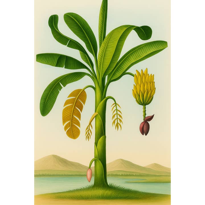 Banan Tree Print for engroshandel hos Gypsea Beach Club