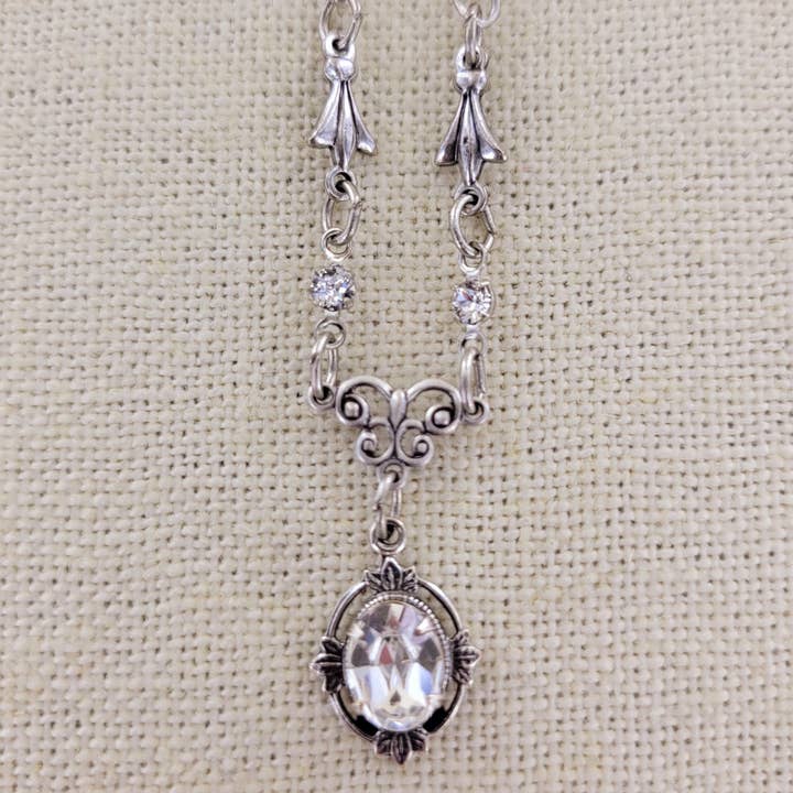 Fijne Victoriaanse halsketting N399-SP voor wholesale door Sadie Green's Jewelry