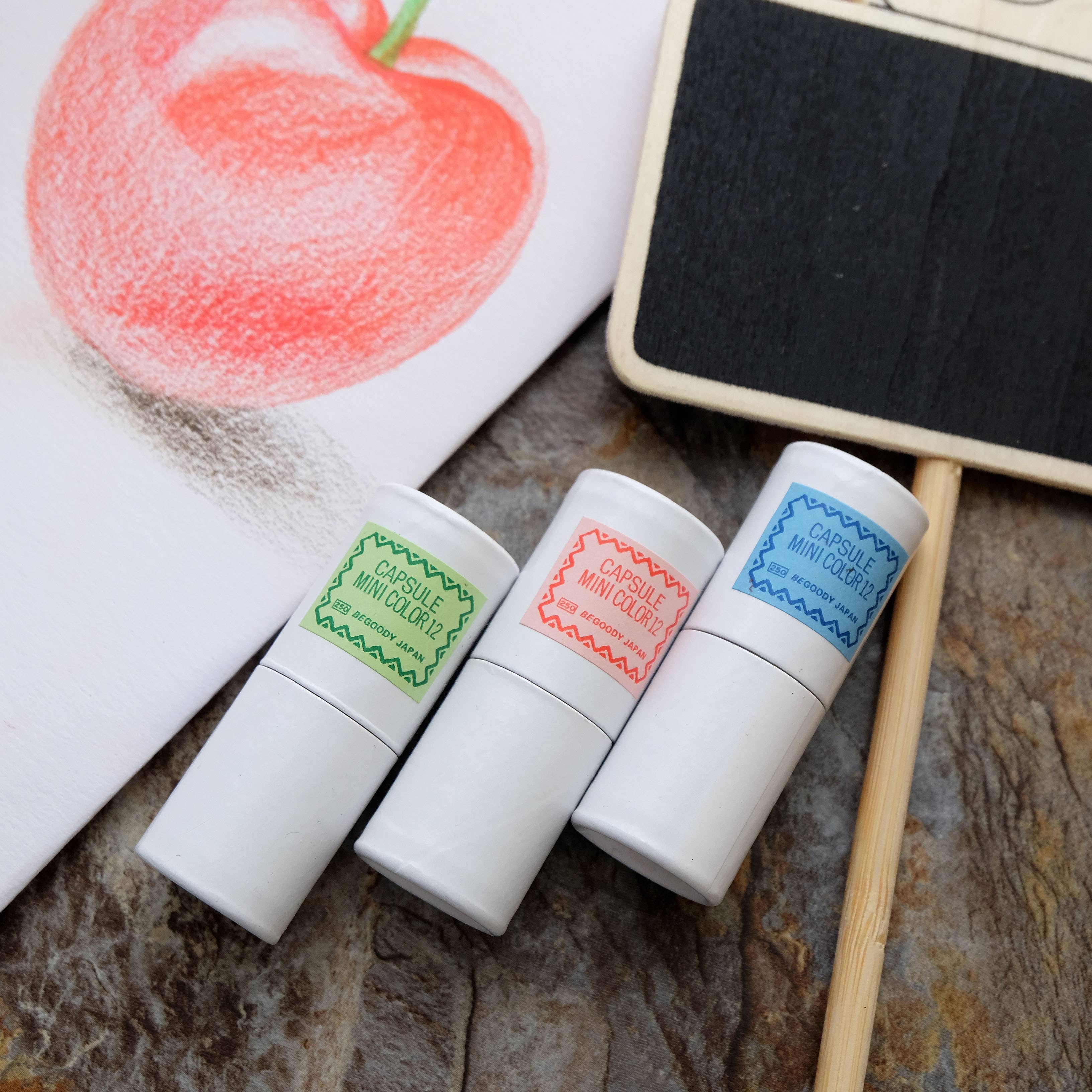 BCmini - Wholesale Colored Pencil - 21602 12 sets of 12 mini pencils in mini paper tube-1215