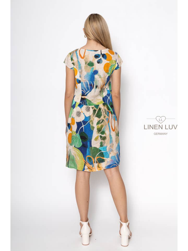 Real En stock-Vestido de lino francés Linen Luv (TP1631-128) de venta al por mayor en Faire1