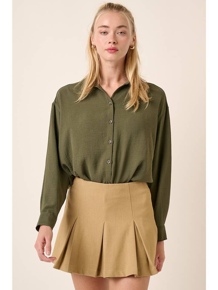 mittoshop - Wholesale Button Down Shirt - Women's - AIRFLOW BUTTON DOWN LONG SLEEVE SHIRT3