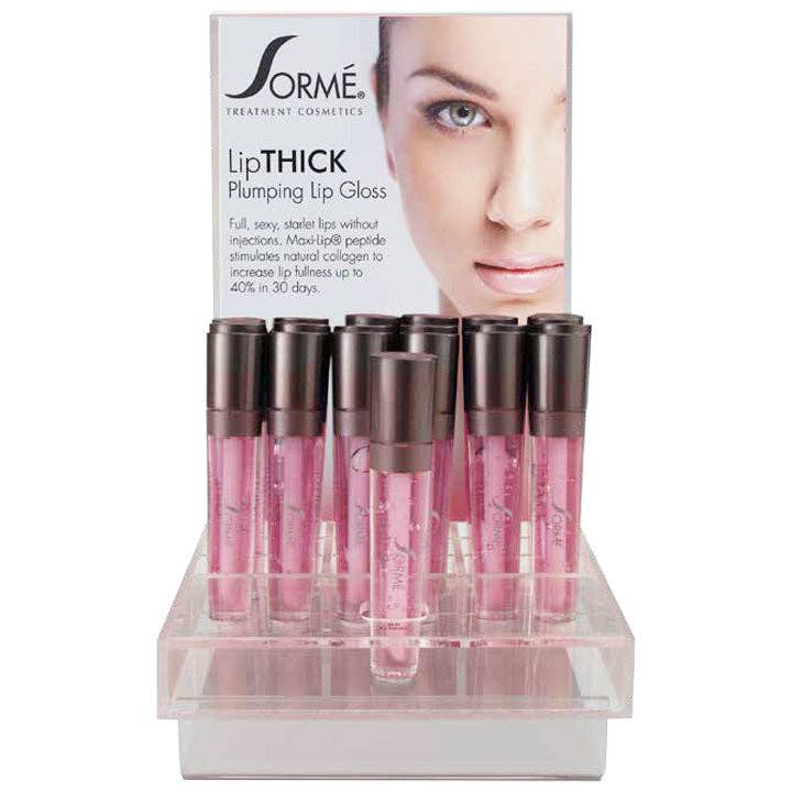 Brillant à lèvres repulpant Lipthick - Prepack « Clear » de luxe pour la vente par Sorme Treatment Cosmetics