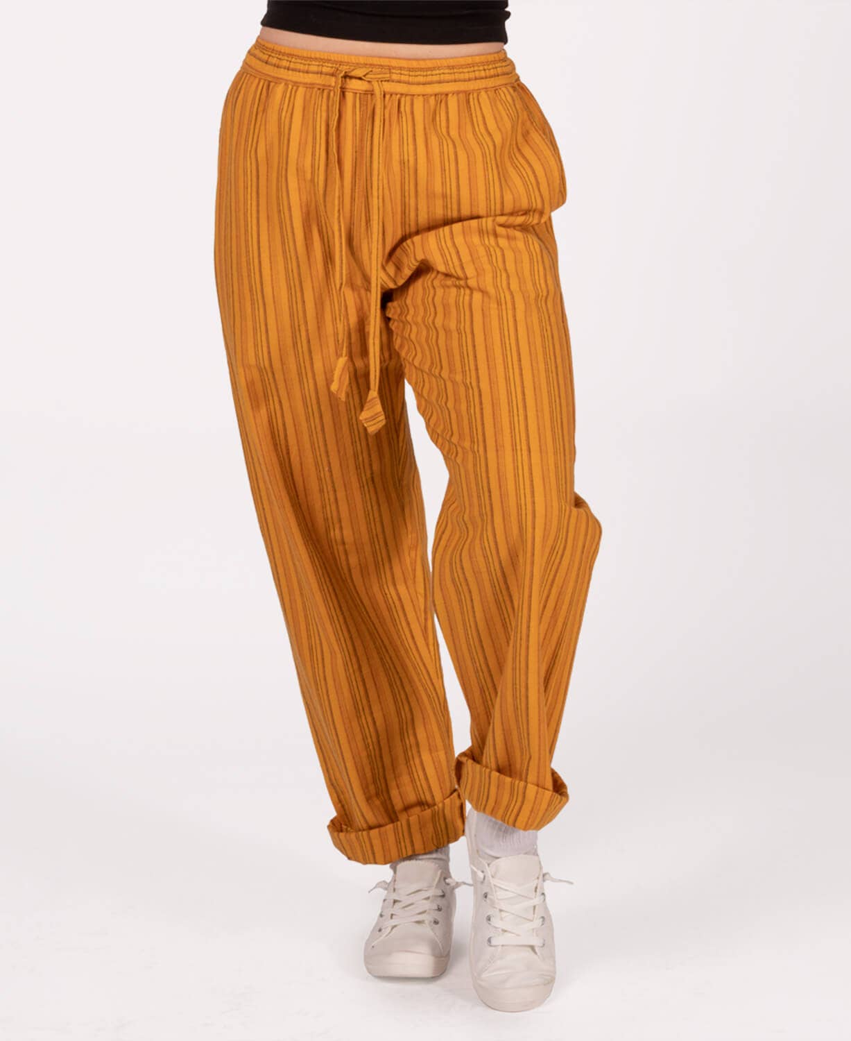 Soul Flower – wholesale Trousers – Unisex – Striped Hippie Lounge Pants - Pineapple Express4