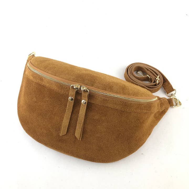 MILANO AMOUR - Wholesale Belt Bag - Women's - POUCH MOSS ECO SUEDE