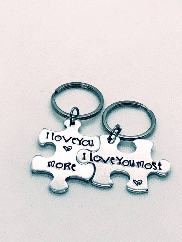 Me and My Sweet Pea - Wholesale Keychain - Unisex - Christmas gifts for couples, I love you more I love you most3