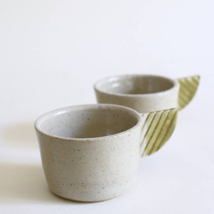 Tazza caffè espresso Ash Glaze per la vendita all'ingrosso da parte di Jenni Oh Crafts