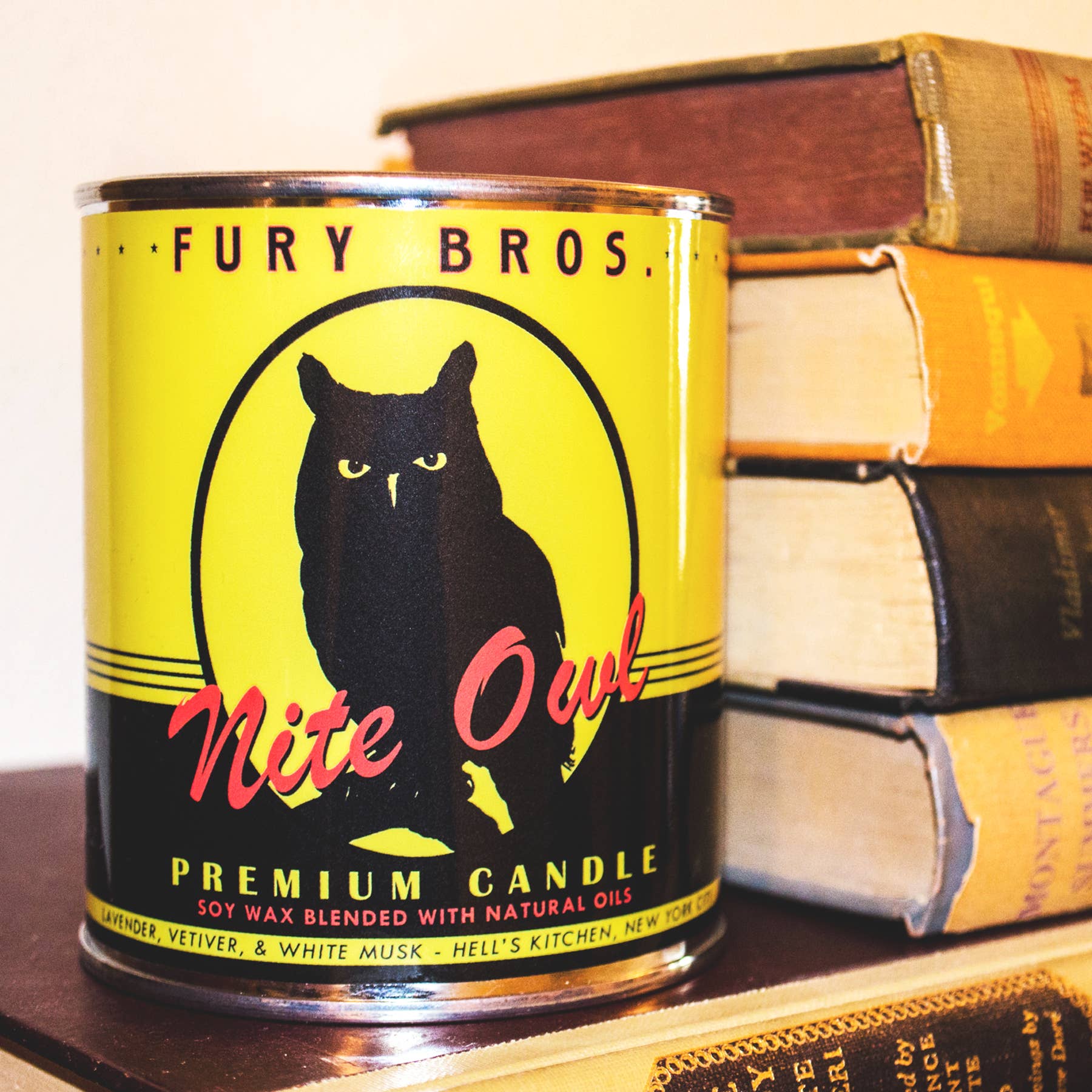 Fury Bros. - Wholesale Jar/Filled Candle - Nite Owl Premium Candle 12.5oz1