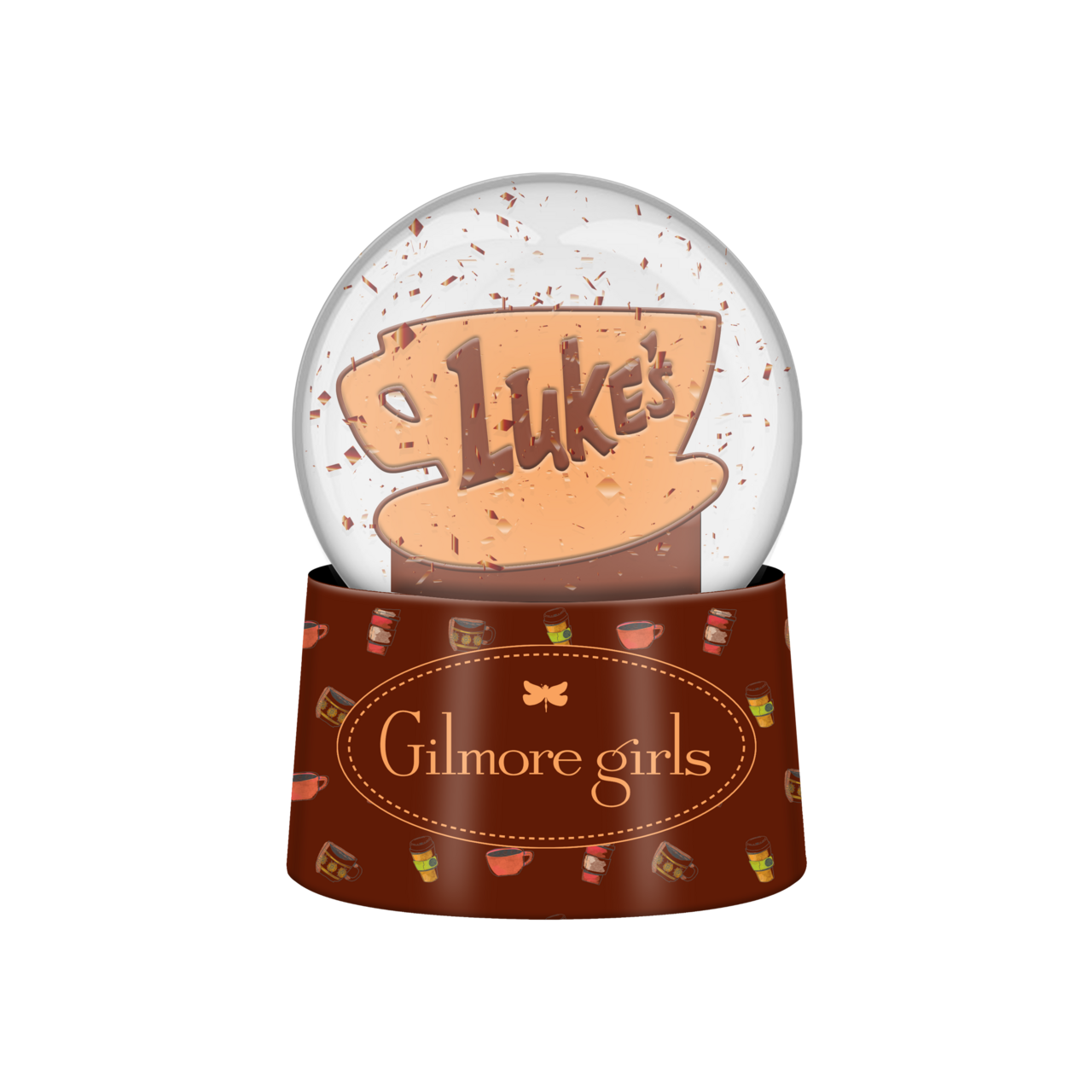 Silver Buffalo - Wholesale Snow Globe - Gilmore Girls Lukes Boxed 45mm Light Up Snow Globe0