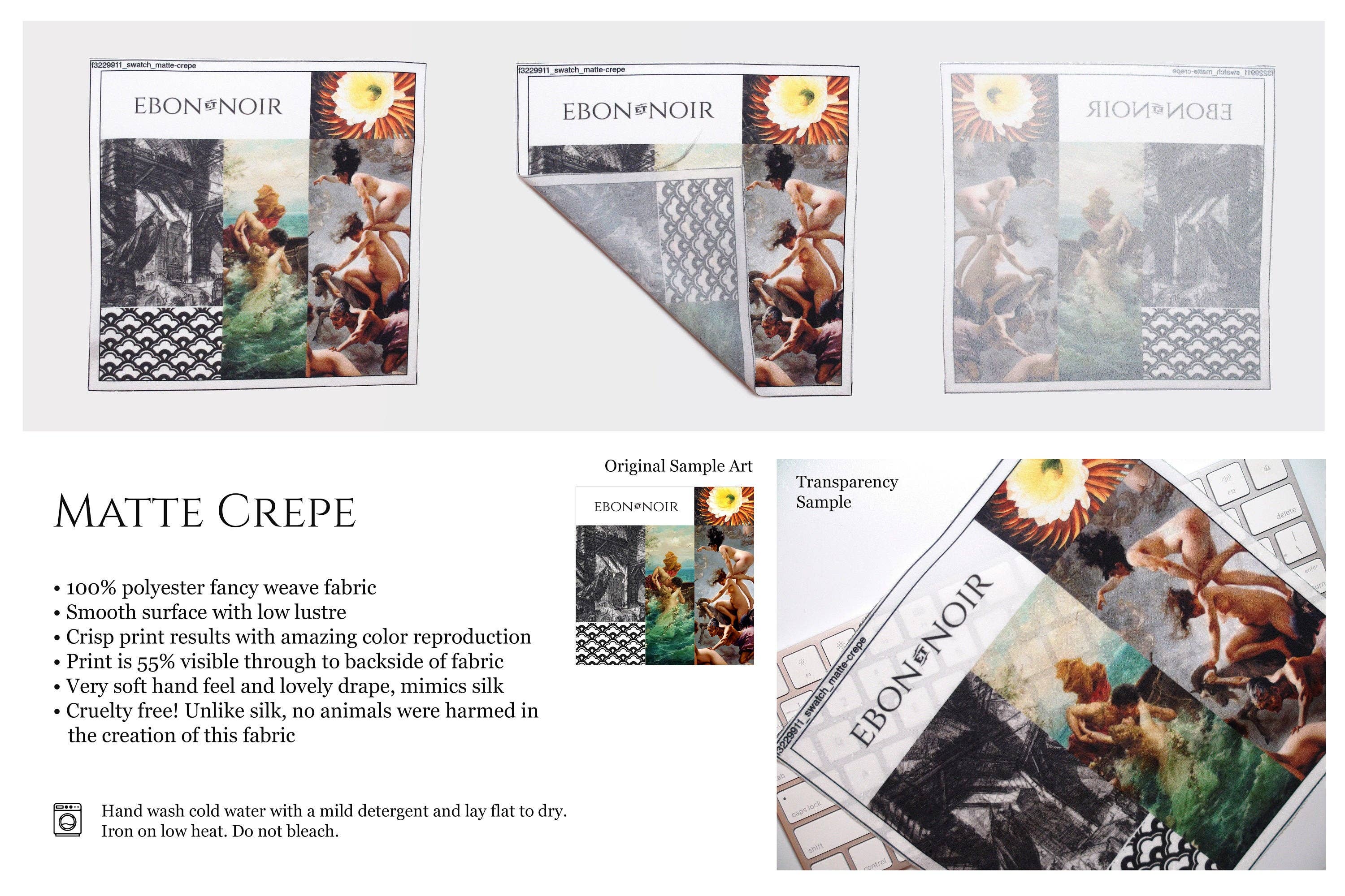 Ebon et Noir LLC - Wholesale Scarf - Women's - Satyr Dance, Luxurious Long Scarf/Boho Head Wrap, Made to Order, Handmade and Cruelty Free4