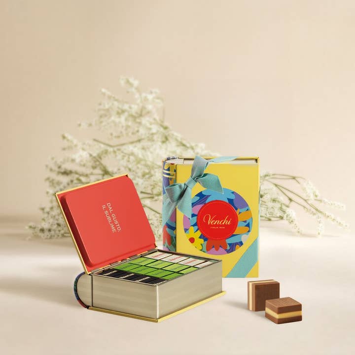 Coffret Cadeau Livre Mini Chocolat de Printemps - Cadeaux pour la Fête des Mères pour la vente par Venchi