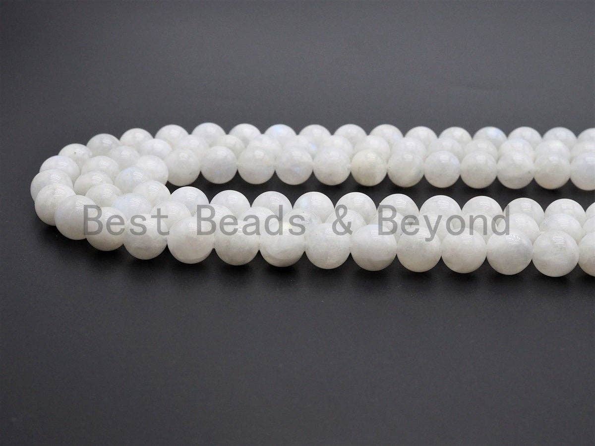 BestBeads&Beyond - Wholesale Beads - High Quality Natural Moonstone Round Smooth  beads,6/8/10/123