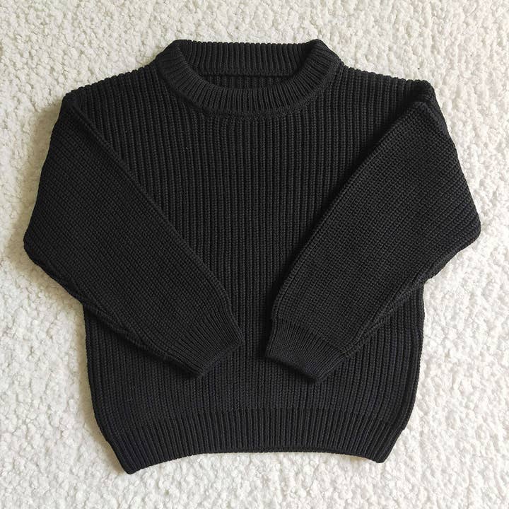 Aier Wholesale - Wholesale Knit Sweater - Kids - Baby Kids Girls Spring Fall Woolen pullover Sweaters