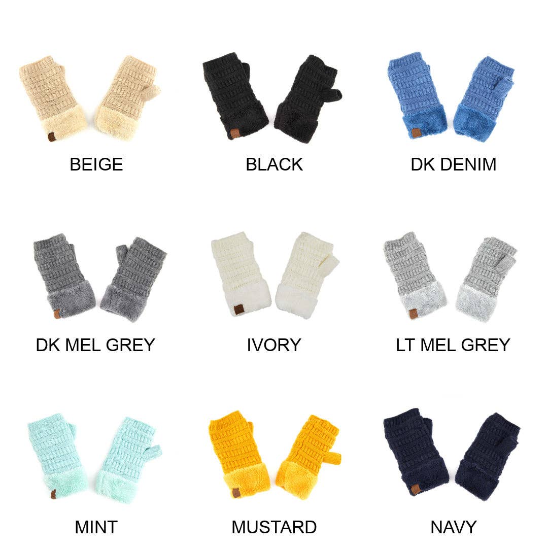 Truly Contagious - Wholesale Gloves - Women's - CC Fingerless Gloves ( FLG-25 )13