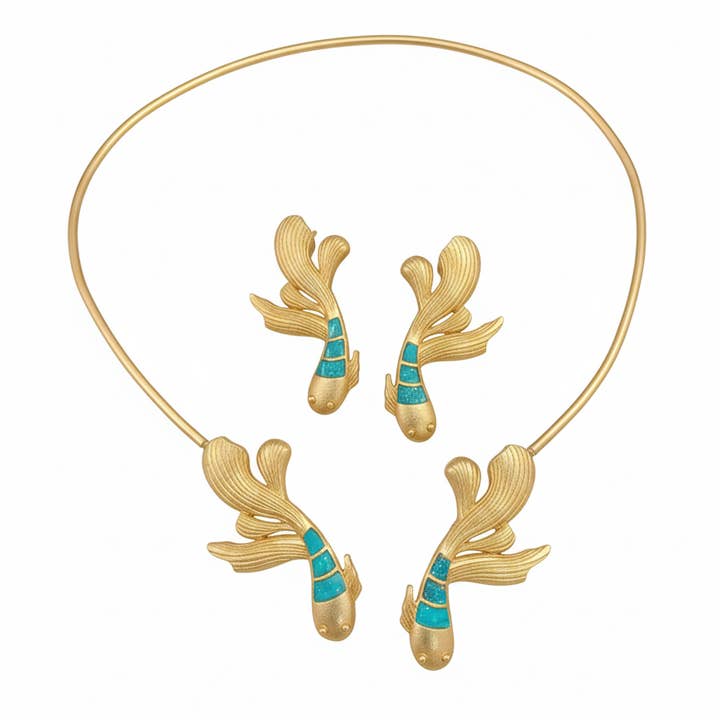 Venda Flash Vintage Conjunto Koi Ed. Limitada Turquesa por atacado de ACUS