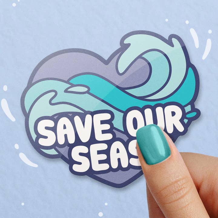 Adesivo in vinile di Save per la vendita all'ingrosso da parte di Byte Size Treasure