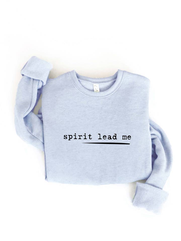 SPIRIT LEAD ME Graphic Sweatshirt for wholesale by OAT COLLECTIVE