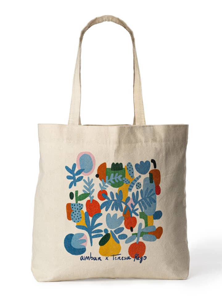 Bolso tote ilustrado por Teresa Rego para venta al por mayor de ambar: