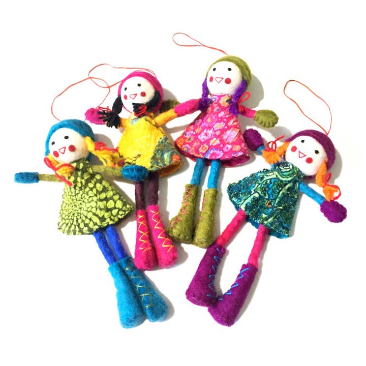Felt Doll Ornament for wholesale by Hamro Village