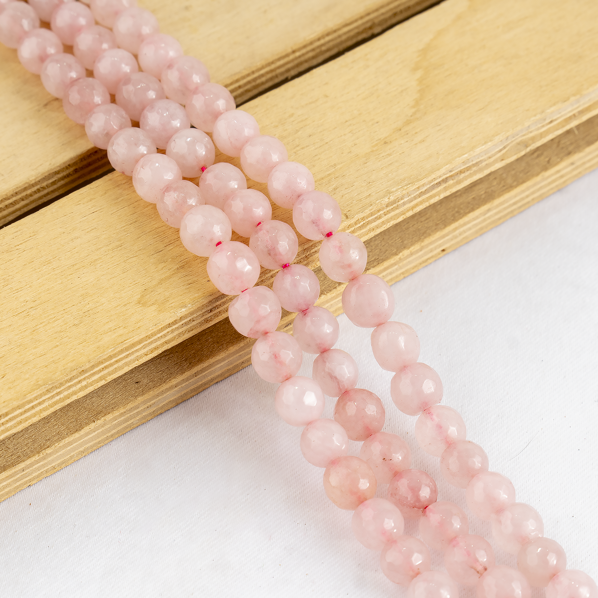 Soothing Crystals Beads – Großhandel Perlen – Facettierte Perlen | Rosenquarz | Kristallperlen für Schmuck11