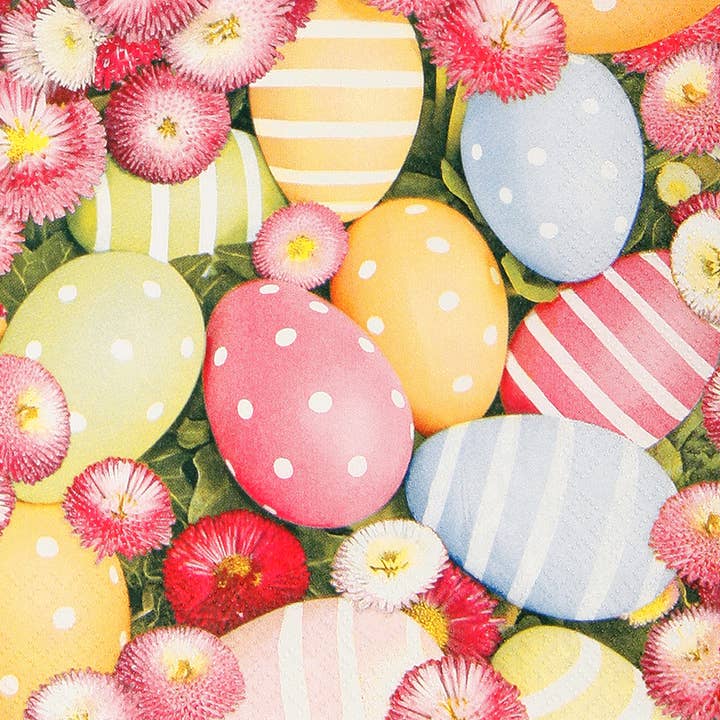 Tovaglioli Pasqua Pasqua Bellis per la vendita all'ingrosso da parte di Home Fashion - Carl Dietrich GmbH