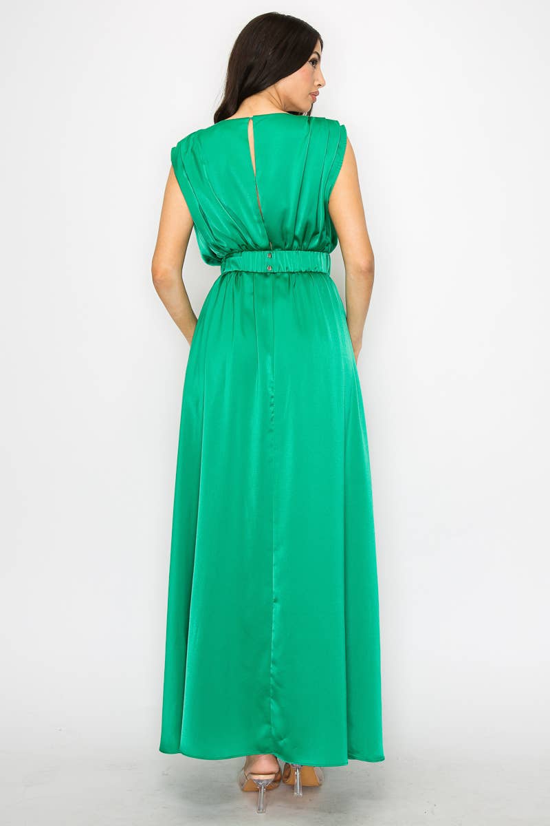 Peace Love Line - Venta al por mayor Vestido - Mujer - SLI3727 - VESTIDO LARGO DE SATÉN8