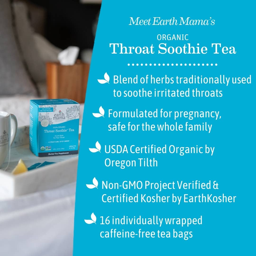 Earth Mama Organics - Wholesale Health/Detox Tea - Organic Throat Soothie Tea7