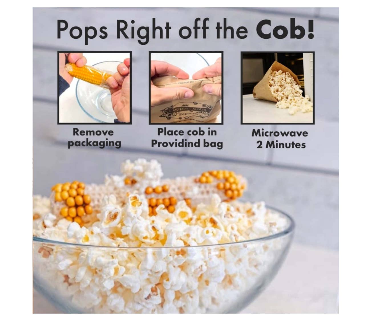 Poppin' Cobs Popcorn - Wholesale Popcorn - Poppin’ Cobs - Flavor Variety Case - 80 count1