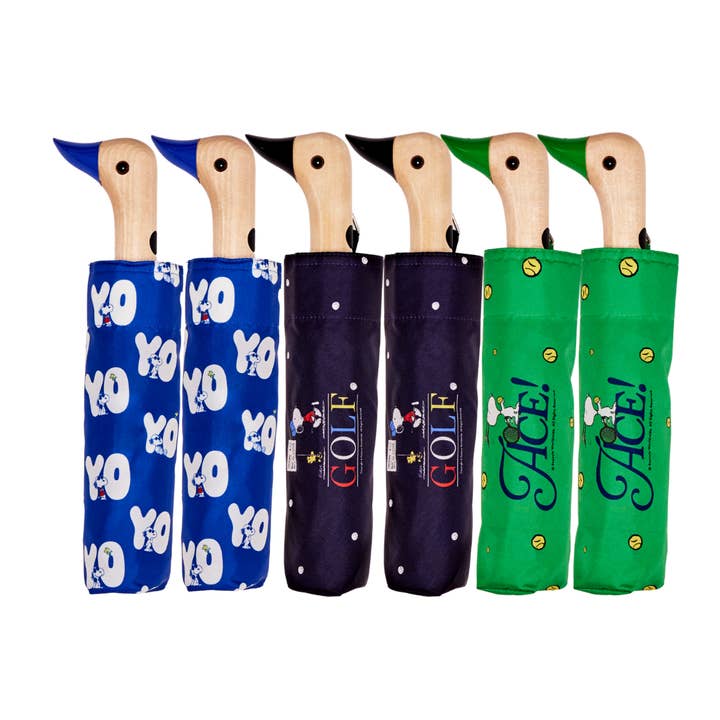 NEW! Multipack - Yo!/Golf/Ace Peanuts Snoopy Duck Umbrella for wholesale by Original Duckhead UK