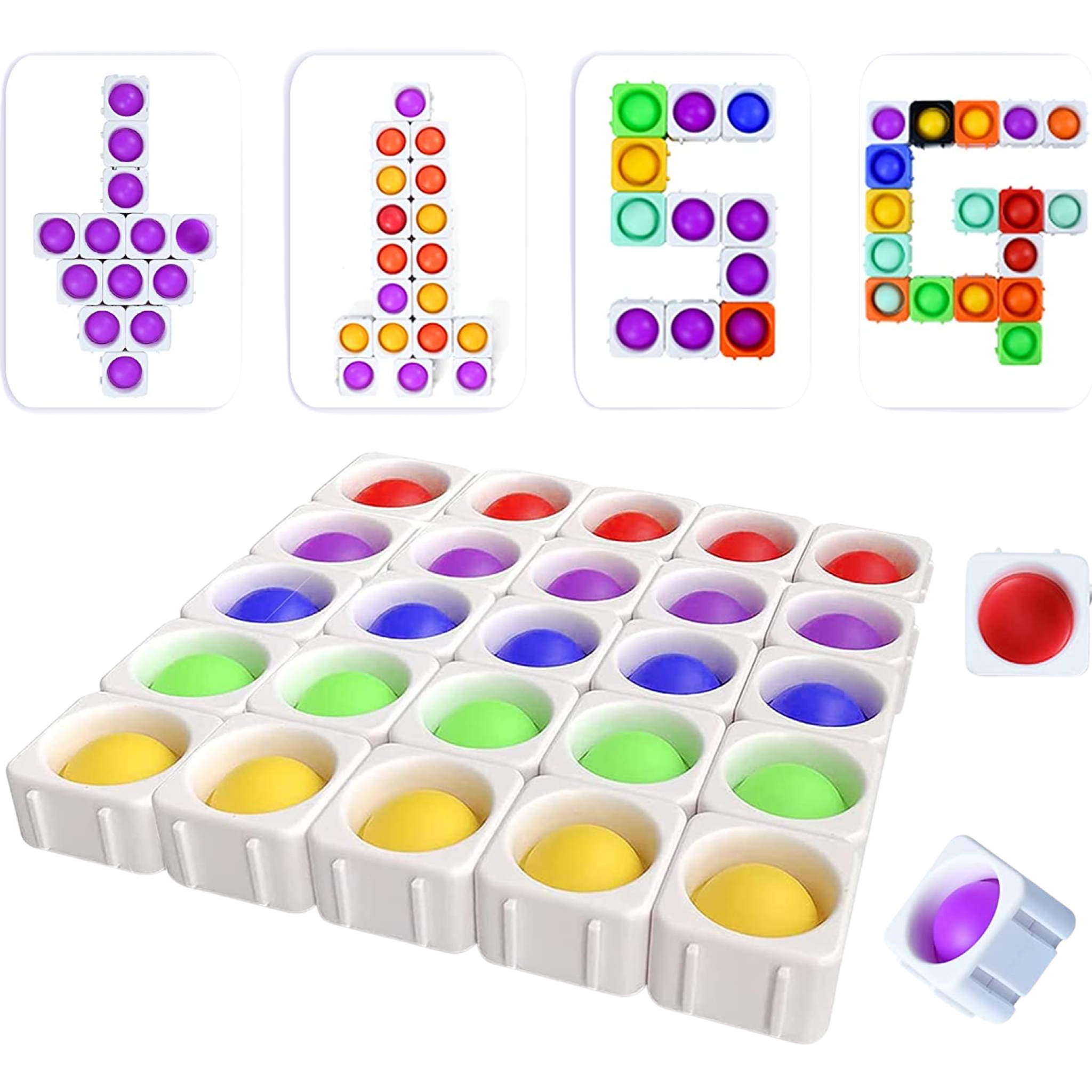 Fidget Toys Plus - Wholesale Fidget Toy - Kids - Popper blocks (set of 20)2