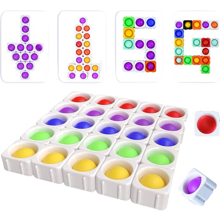 Fidget Toys Plus - Wholesale Fidget Toy - Kids - Popper blocks (set of 20)2