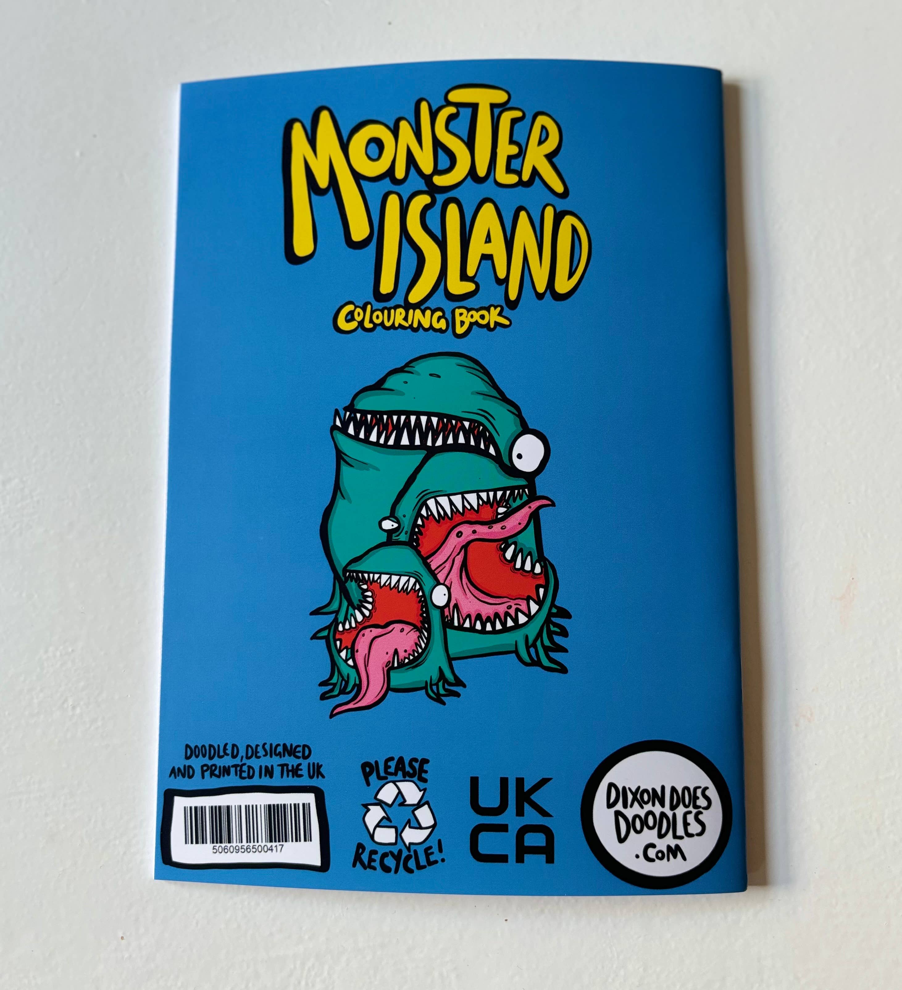 Dixon Does Doodles – wholesale Colouring book – Child & baby – Monster Island Colouring Book3
