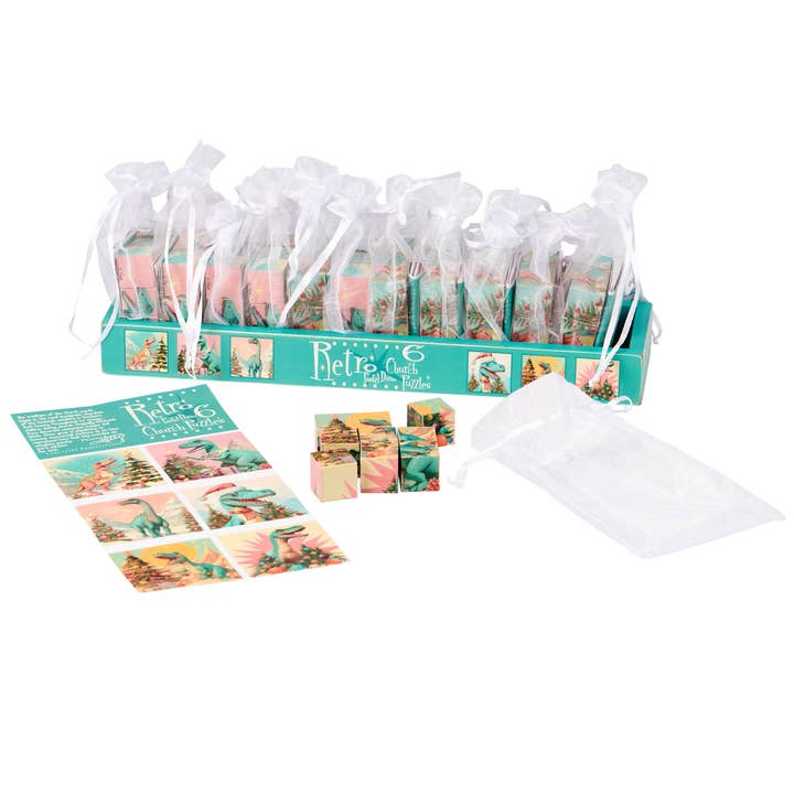 Primitives by Kathy - Wholesale Puzzle - Kids - Dino Christmas Church Puzzle