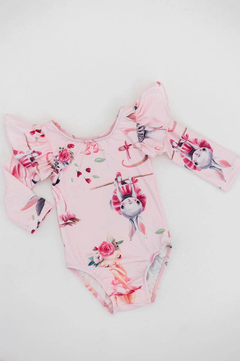 Mila & Rose - Wholesale Leotard - Kids - Ballet Beauties L/S Flutter Sleeve Leotard2