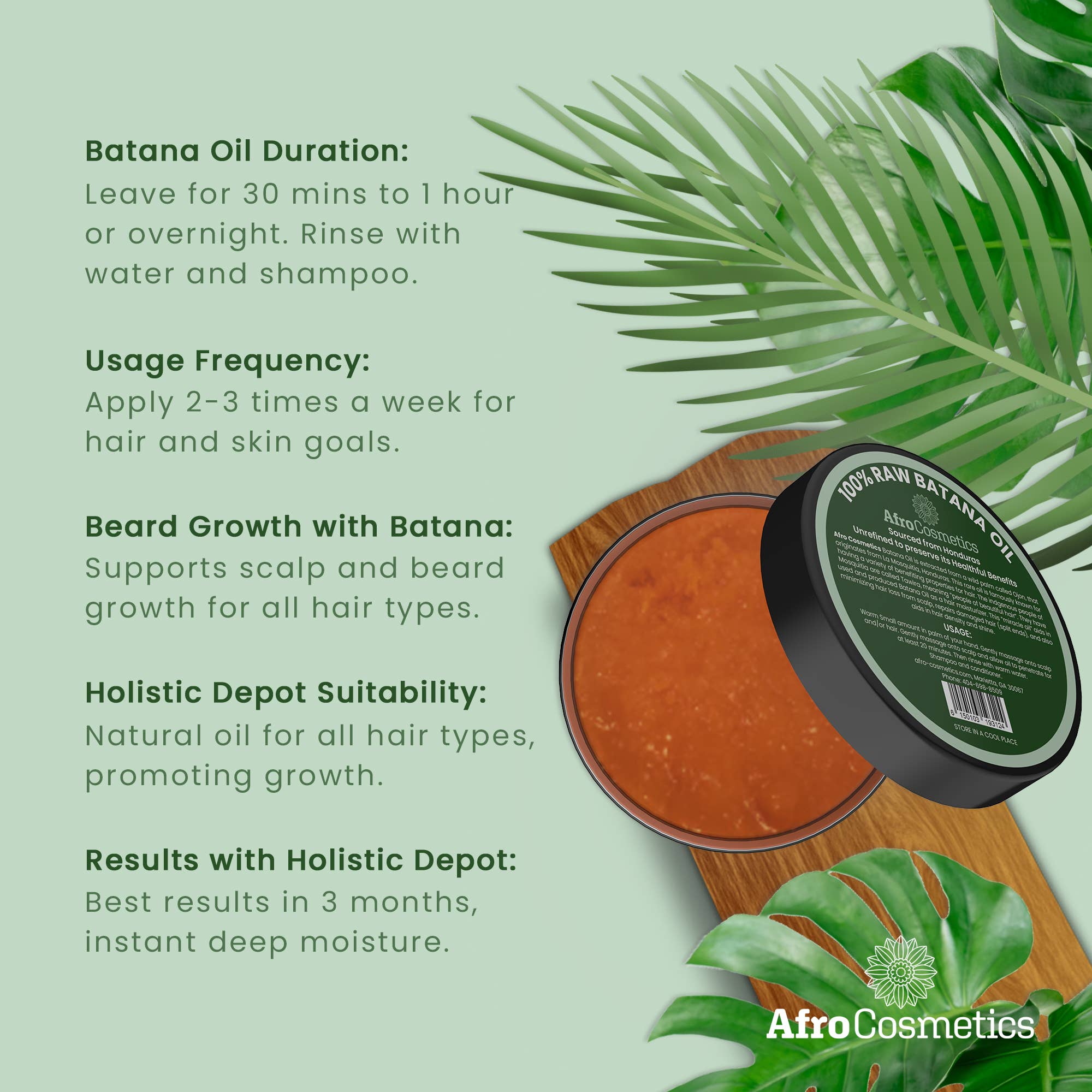 AfroCosmetics & Culture - Wholesale Hair Oil - Batana Oil2