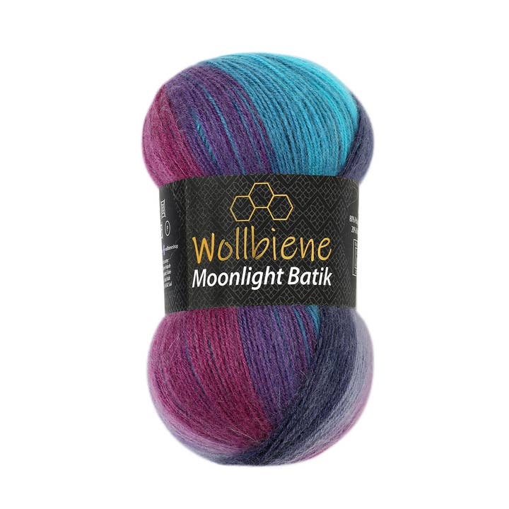 Wollbiene - Wholesale Garen - Wool Bee Moonlight Batik haak breiwol DIY7