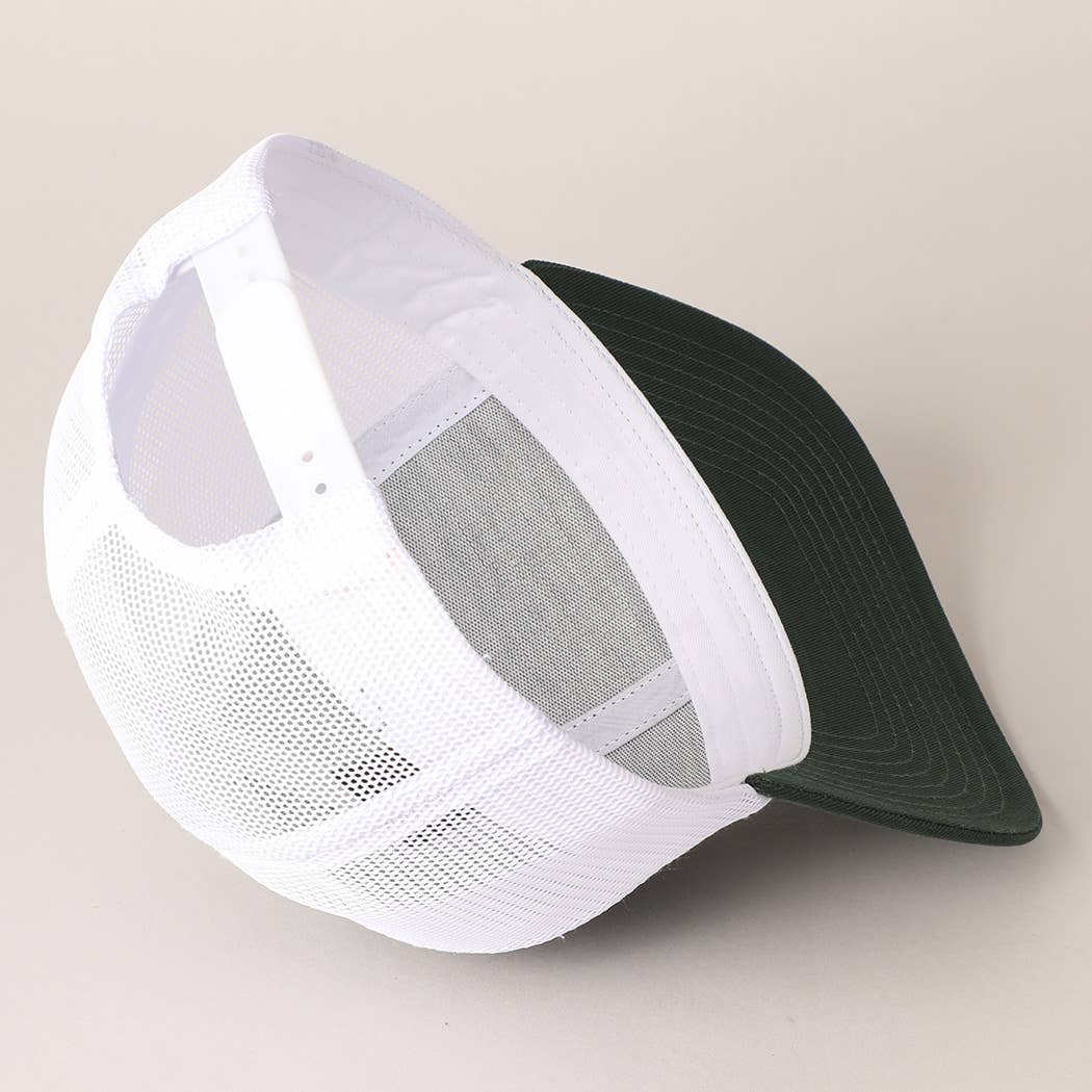 Fashion City - Wholesale Trucker Hat - Unisex - Two Tone Cotton Trucker Hat with Mesh Back17