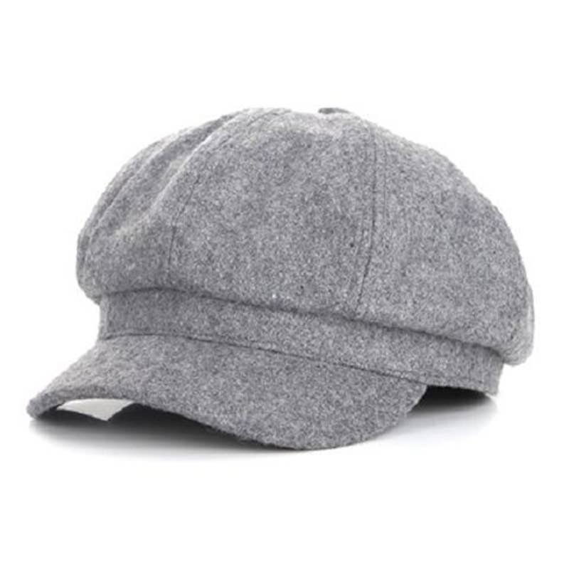 Wholesalesir - Vente Casquette gavroche – femme - Chapeau octogonal polyvalent et à la mode1